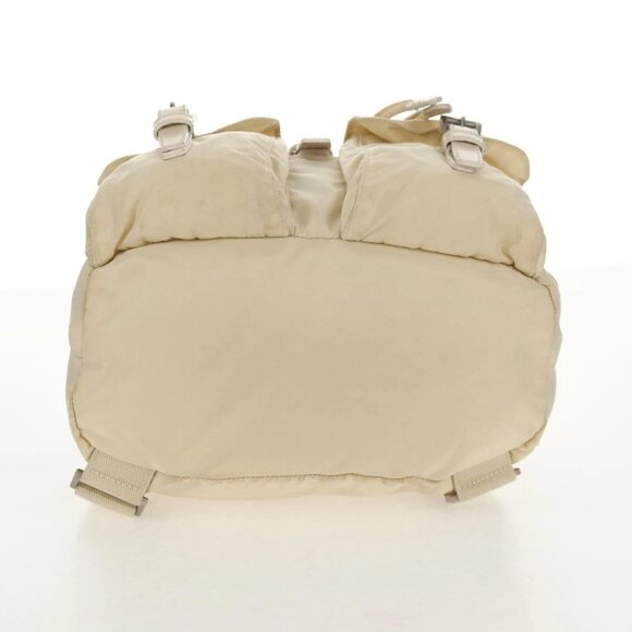 PRADA Backpack Nylon White Silver Auth 145850 - Picture 7 of 15
